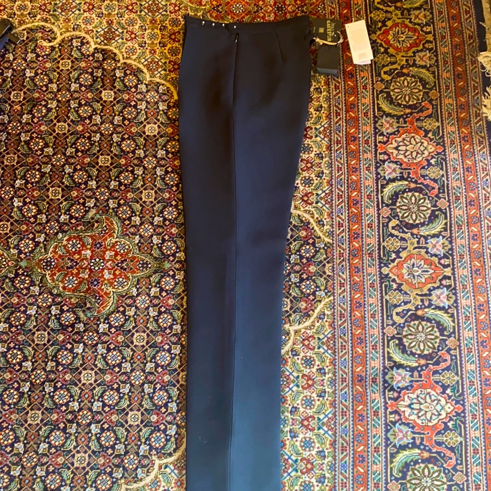 JEAN-PAUL GAUTIER - AEFEE Spa - Black Womens Pants - Size 4 - Italy - NEW w/TAGS